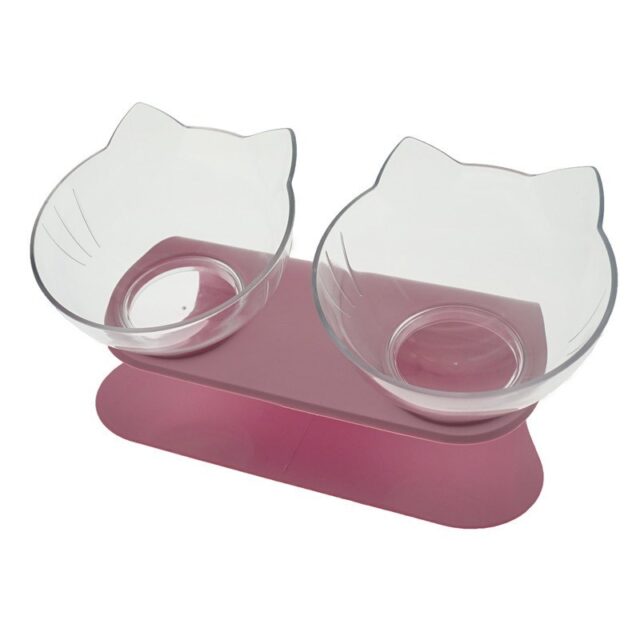 Cat Double Bowl Cat Food Bowl Protects Cervical Vertebra - Image 9