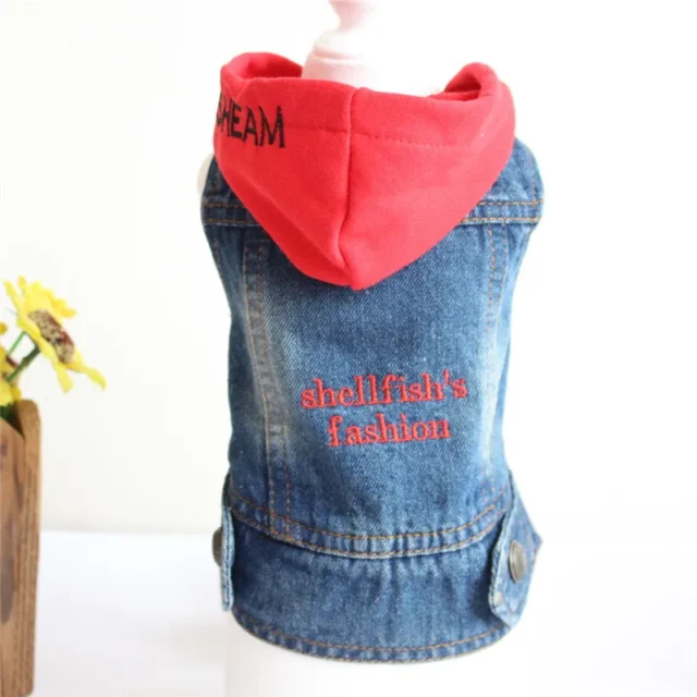 Fashion Cat Denim Vest and Puppy Jacket - Image 9