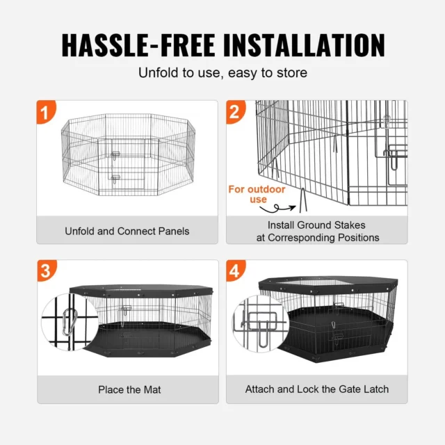 8 Panels Foldable Meta with Top Cover and Bottom Pad. - Image 5