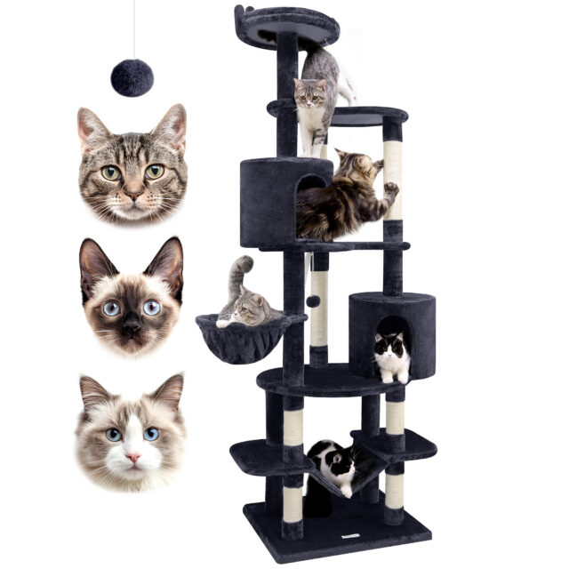 81 Inch Cat Climbing Rack - Image 4